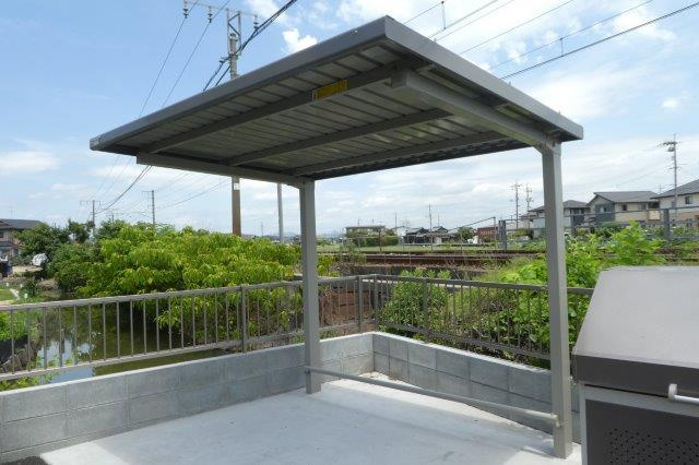 ウィステリアコート茶屋町のその他共用部分|自転車置き場