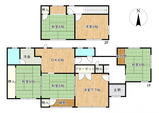 【間取り】 | 相生市山手2丁目／中古戸建
