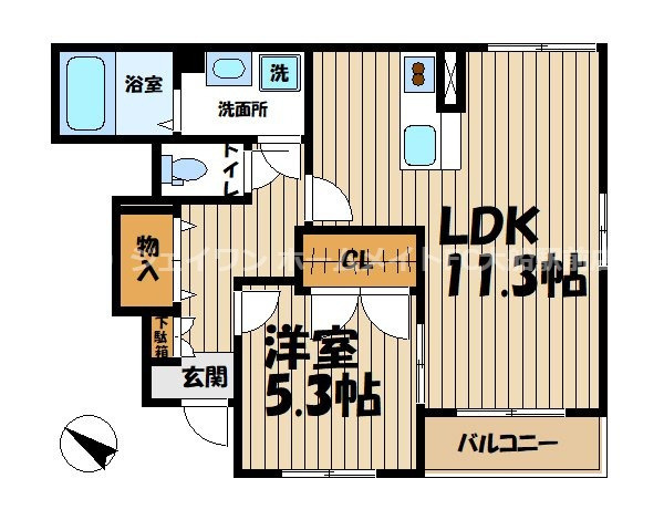 【間取り】 | ラ・ジヴェルニー | 間取図