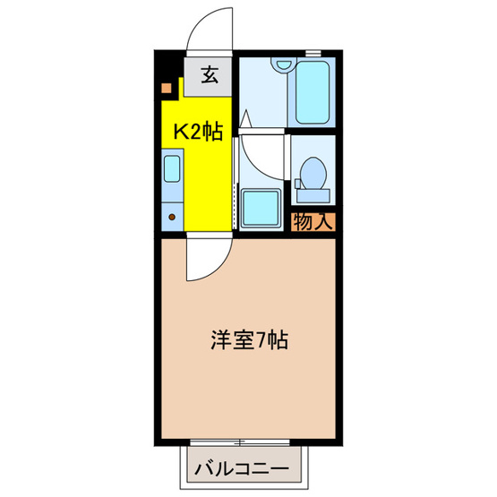 【間取り】 | ニューひさごハイツＡ