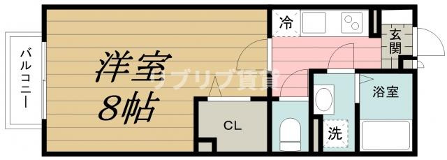 プレジールⅡの間取り