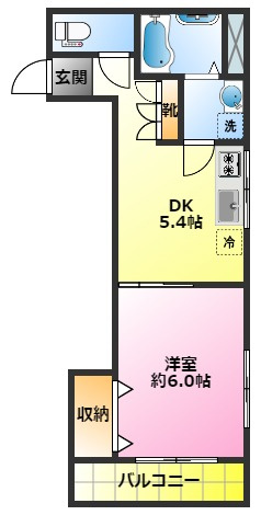 豊ビルの間取り|元住吉駅徒歩2分♪