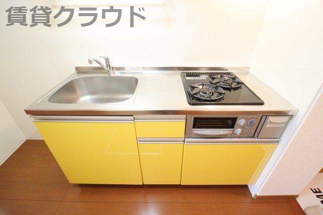 プレジールⅡのキッチン|きれいなキッチンです