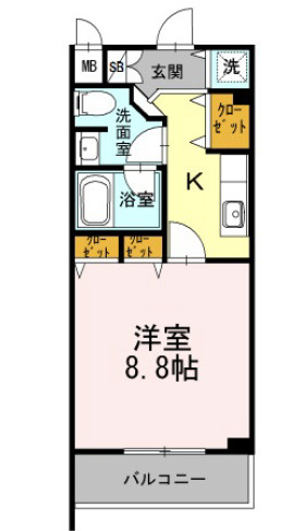 【間取り】 | カスタリア堺筋本町