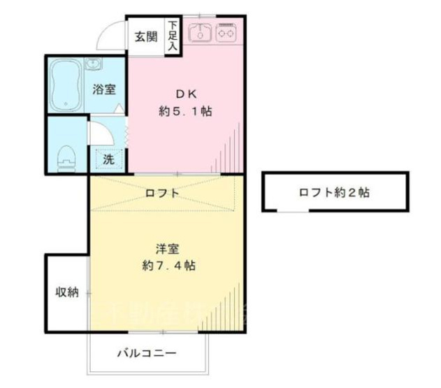 【間取り】 | パストラルハイムB棟