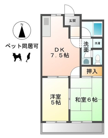 グレイス２１の間取り|間取図