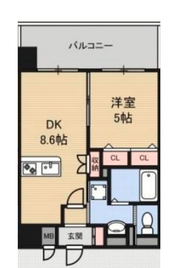 【間取り】 | Luxe新大阪Ⅰ
