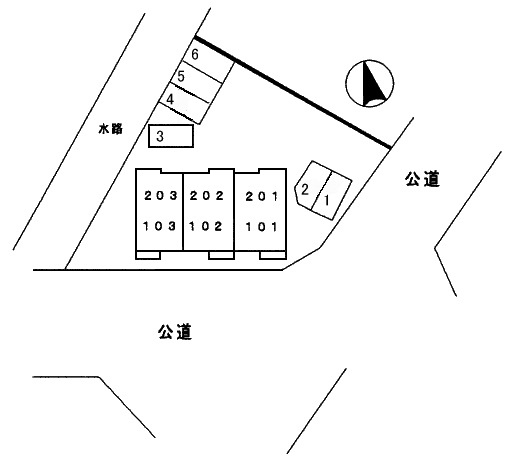 オークガーデンの区画図