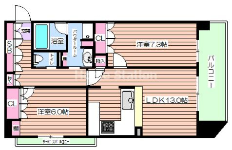 【間取り】 | リーガル福島あみだ池