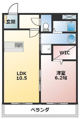 テラスビューの間取り