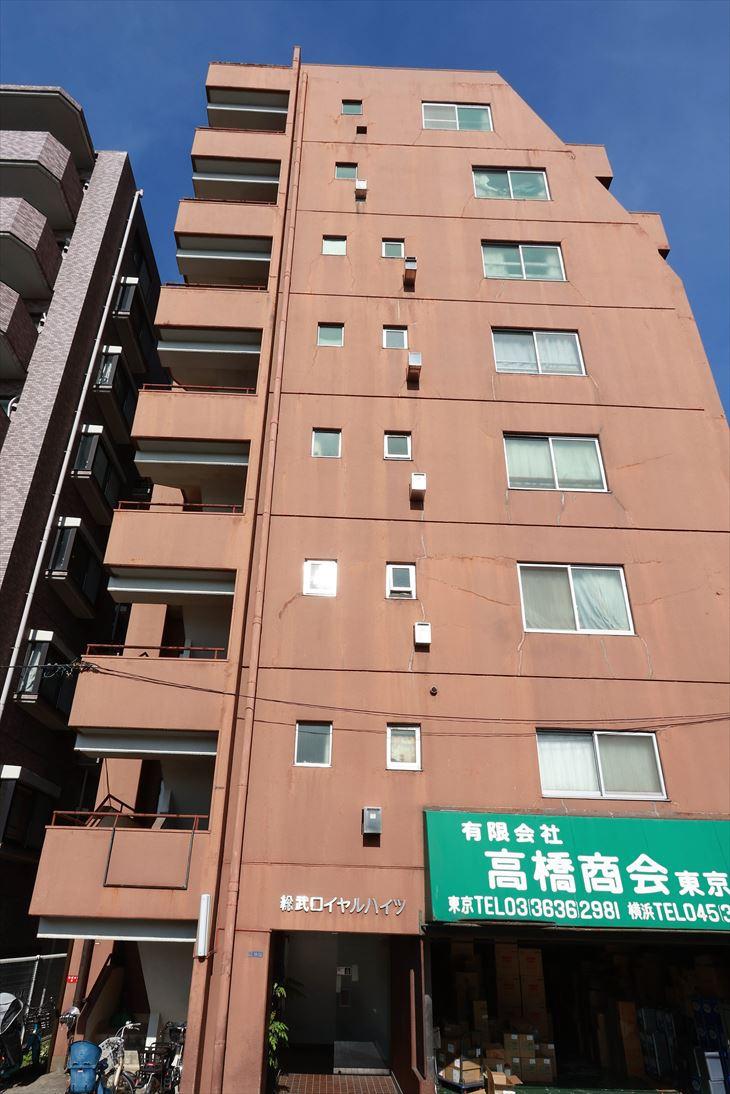 総武ロイヤルハイツ　3階　角　部屋 リ　ノベーション済の外観