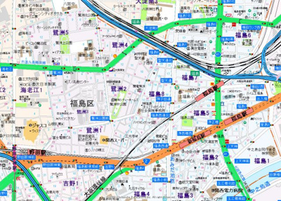 【地図】 | ビバーチェ鷺洲