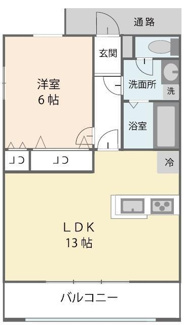 【間取り】 | シュロス松前台
