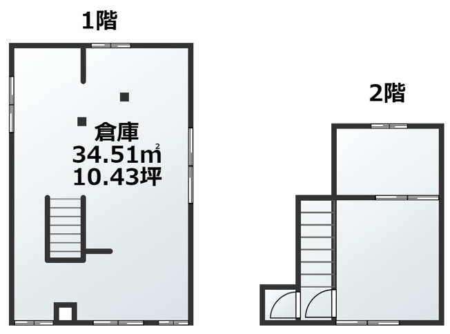 【間取り】 | 豊崎第2倉庫