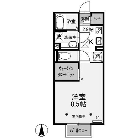 【間取り】 | グランテラス西片貝