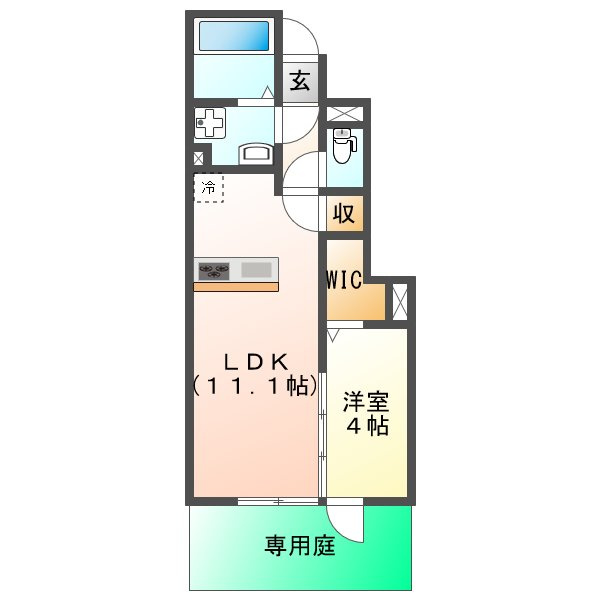 フェーブ千代が丘の間取り
