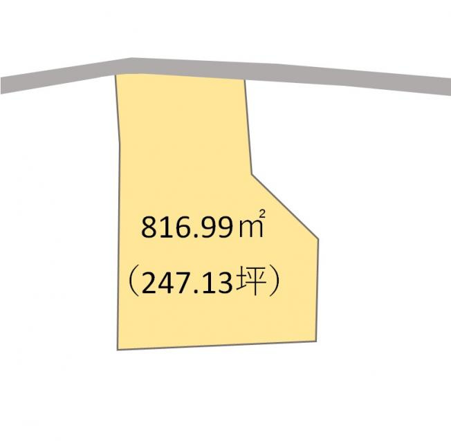 紀の川市打田・土地・56728の区画図