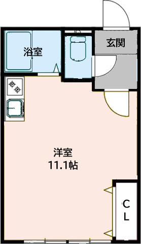 コーポイーストK　　　刈谷市近郊の賃貸はクラスホームの間取り