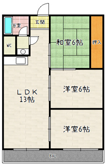 【間取り】 | シャトーエスポワール