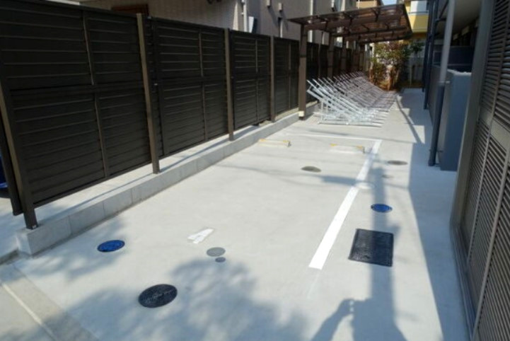 レーヴメゾン羽衣の駐車場