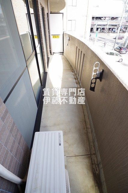 エーリス庄内のバルコニー