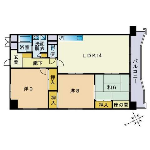 【間取り】 | 高宮第二オークマンション