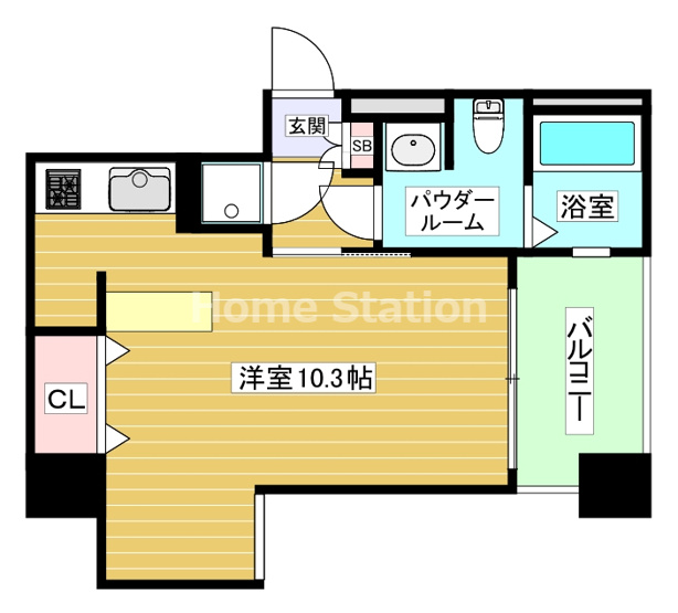 【間取り】 | エルミタージュ福島