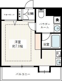 ＶＩＶＲＥ本郷の間取り|ワンルーム