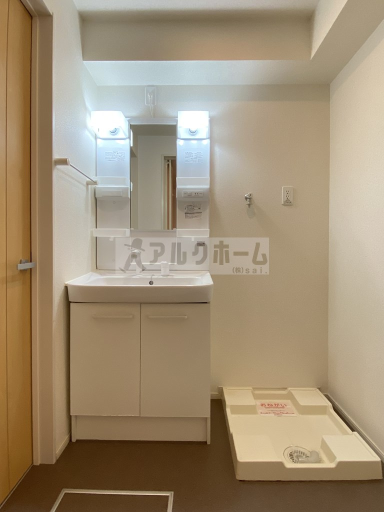 Mメゾンの洗面所