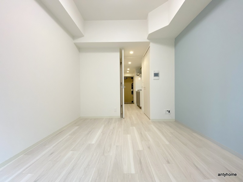 プレサンス大国町アドロッソ　仲介手数料無料の居間・リビング