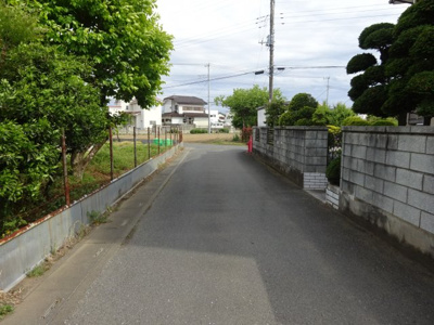 【前面道路含む現地写真】 | 児玉郡上里町大字七本木 650万 土地