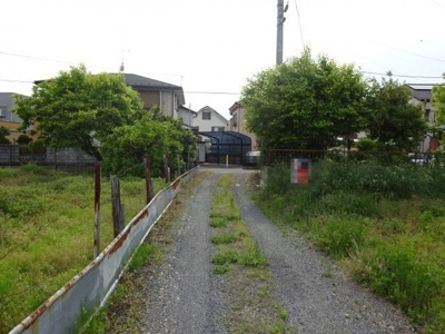 【前面道路含む現地写真】 | 児玉郡上里町大字七本木 650万 土地