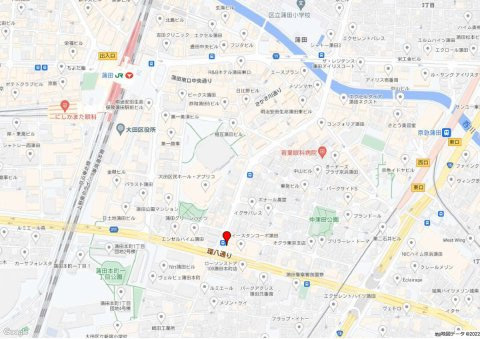 蒲田新生ビルの地図