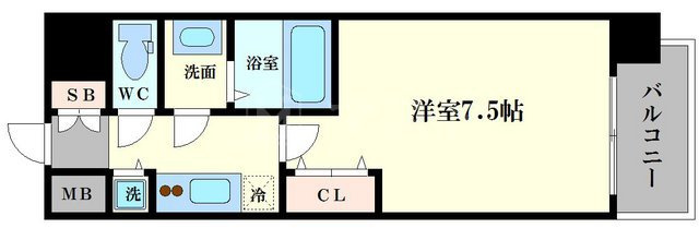 ジアコスモ大阪ベイシティの間取り