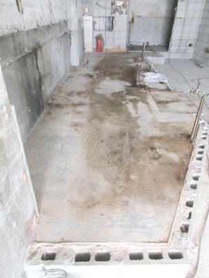 【内装】 | 中華街憩いの広場前のテナント | 厨房跡