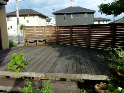 【設備】 | 那須塩原市下永田2丁目　2588万円　中古住宅 | ウッドデッキ