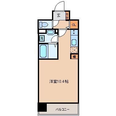 【間取り】 | レジュールアッシュ天神橋