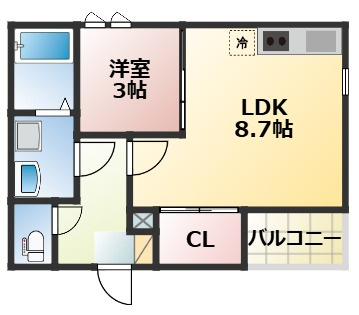 REGALESTプルミエール坪井の間取り