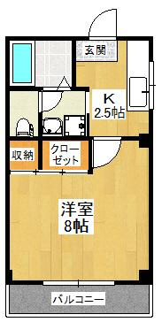 【間取り】 | ラフォーレ金剛