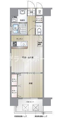 【間取り】 | エンクレスト博多駅南Ⅱ