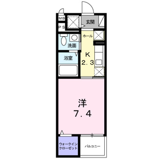 【間取り】 | スタジオーネ　ソーレ