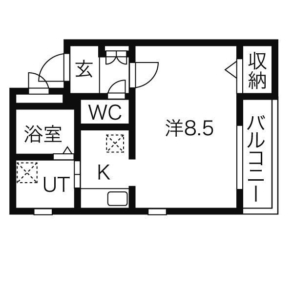 Hillside山の神　　刈谷市近郊の賃貸ならクラスホーム刈谷店の間取り