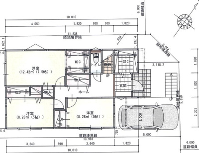 【外観】 | 土地 建築条件無し　京王高尾線 めじろ台駅 山田駅 山田町 | 駐車スペース
