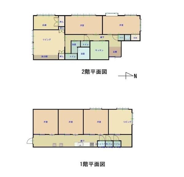 民泊　ポセイドンの間取り