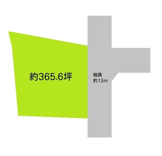 岩出市今中の売地の土地図
