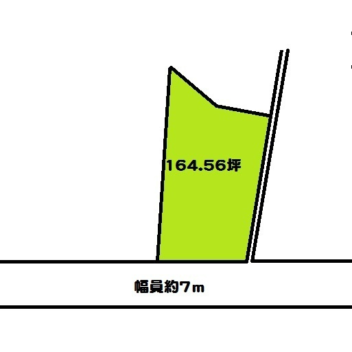 岩出市堀口の売地の土地図
