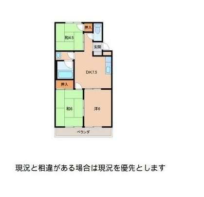 和歌山市吉田の一棟マンションの間取り