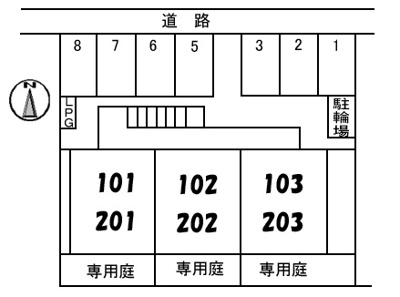 【区画図】 | グレイス重信・