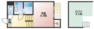 【間取り】 | GRANDE本陣 | 略図の為、現状優先