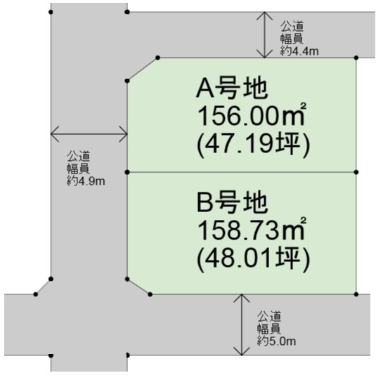 【土地図】 | 姫路市夢前町菅生澗/2区画/A号地/土地